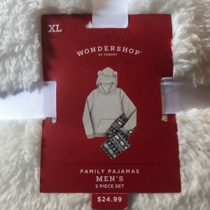 Wonderland men’s 2 piece pajama set